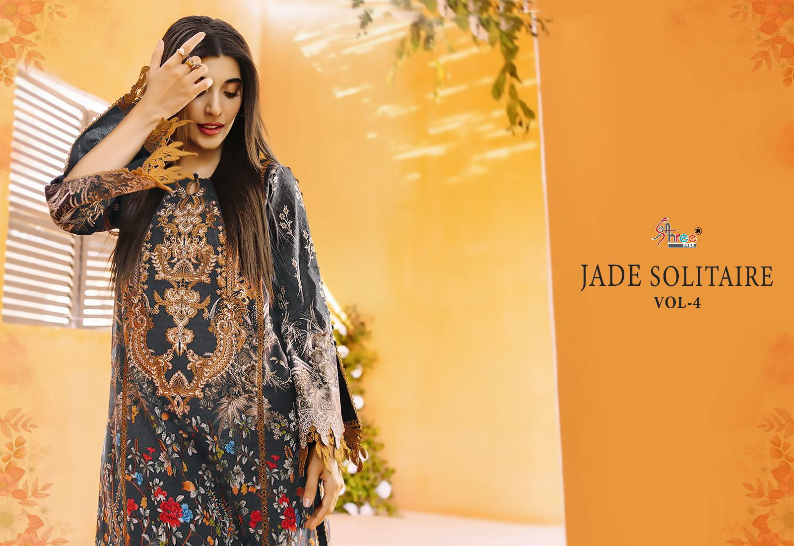 Jade Solitaire Vol 4 Pure Cotton Pakistani Suits Catalog
